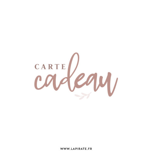 Carte Cadeau à offrir pour un mariage, une naissance ou un baptême. e-carte cadeau papeterie La Pirate