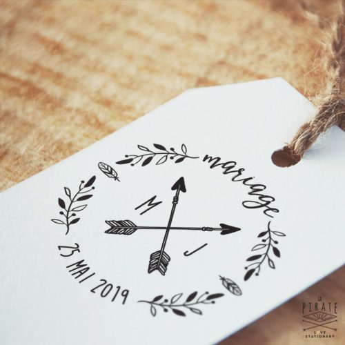 Tampon Mariage Bohème "Indian Vintage" - La Pirate