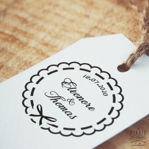 Tampon Mariage Shabby Noeud Papillon - La Pirate