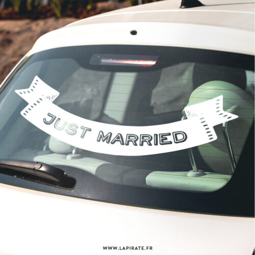 Guirlande de fanions vintage JUST MARRIED 3 pièces Guirlande de fanions Pour mariage Vintage Guirlande de cœur pour cérémonie de mariage Accessoires photo Douche de mariée enterrement