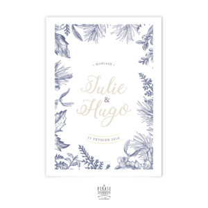 Faire-Part Mariage Hiver - Winter Romance
