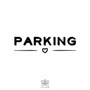 Stickers Parking Mariage Folk - La Pirate