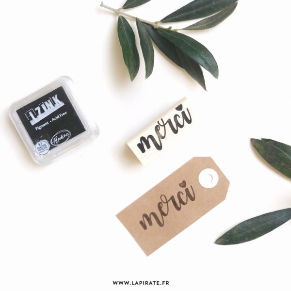 Tampon Merci mariage petit coeur • La Pirate