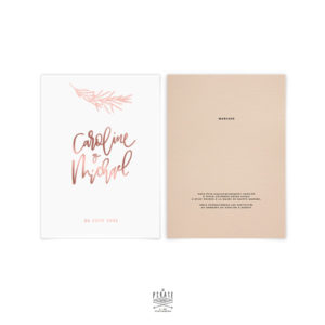 Faire-part mariage calque et biscuit, personnalisé pour votre mariage bohème chic | Collection Sahanna - La Pirate