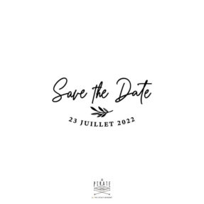 Tampon save the date calligraphie, personnalisé, tampon encreur