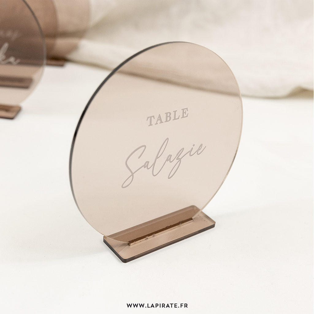 Plaque Plexiglass Ronde - Personnalisation Sur Mesure