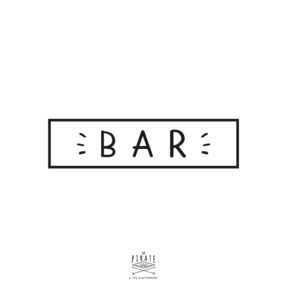 Stickers bar vintage - La Pirate