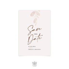 Save the date mariage automne eucalyptus, bohème | Collection Sienne