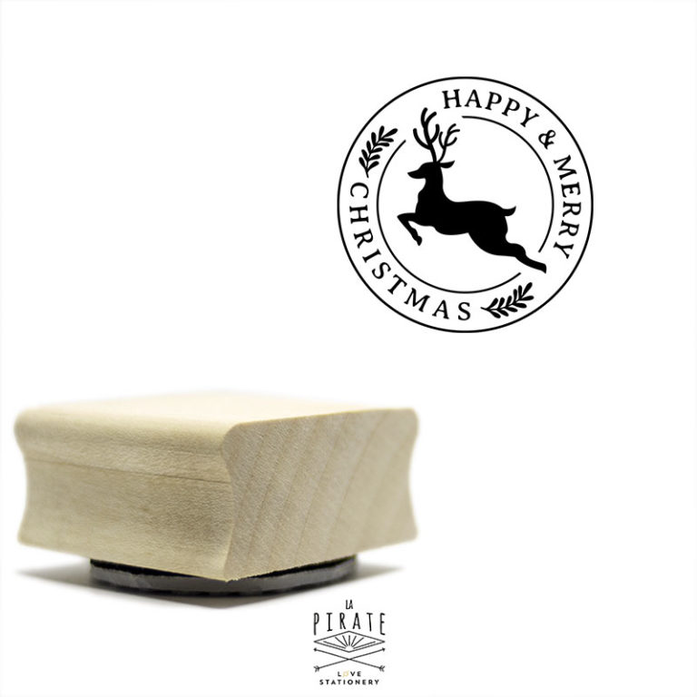 Tampon Noël, tampon bois DIY Noël, scrapbooking • La Pirate