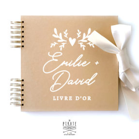 ✓ Livre d'or de mariage personnalisé ✓ – Forest USB®