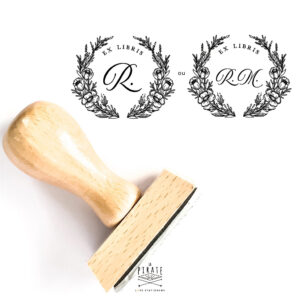 Tampon En Bois Vintage Motif Couronne - Pour Emballage Cadeau, Cartes, Cachet De Cire - 6