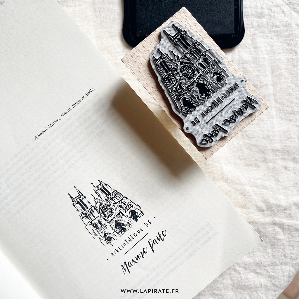 tampon-ex-libris-notre-dame-de-paris-personnalis-paris-original